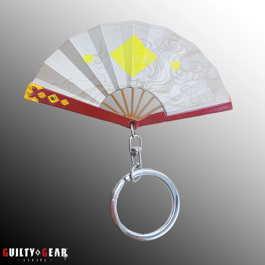 Guilty Gear -Strive- Anji Fan Metal Keychain - Image 2
