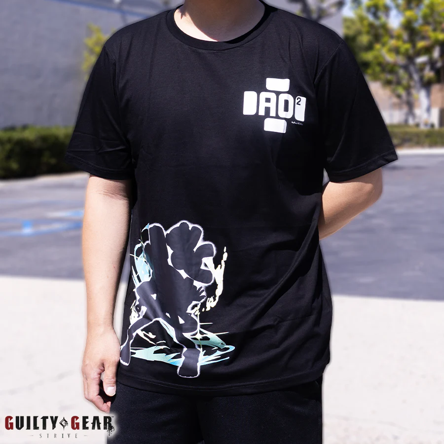 Guilty Gear -Strive- Bridget Silhouette Black T-Shirt - Image 5