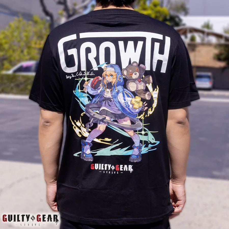 Guilty Gear -Strive- Bridget Silhouette Black T-Shirt - Image 6