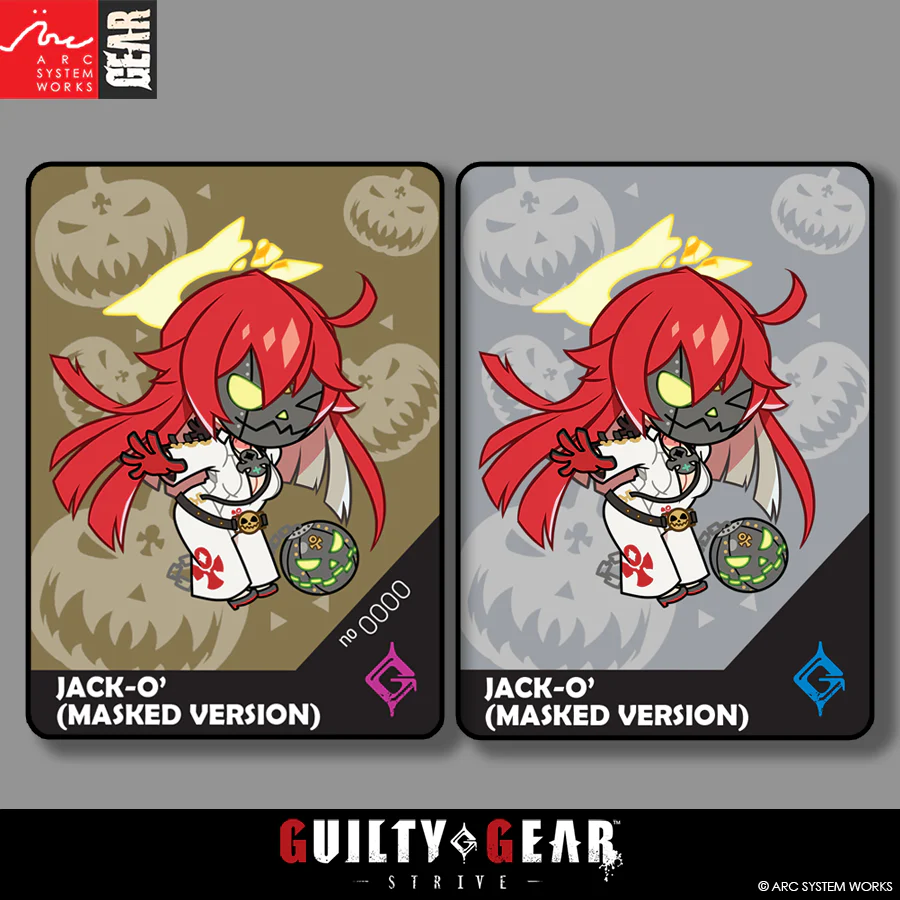 Guilty Gear -Strive- Event Exclusive Precious Chibi Card: Masked JACK-O'