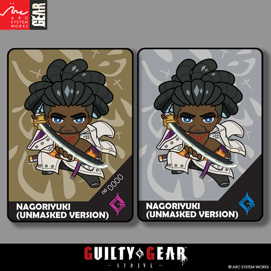 Guilty Gear -Strive- Event Exclusive Precious Chibi Card: UNMASKED NAGORIYUKI