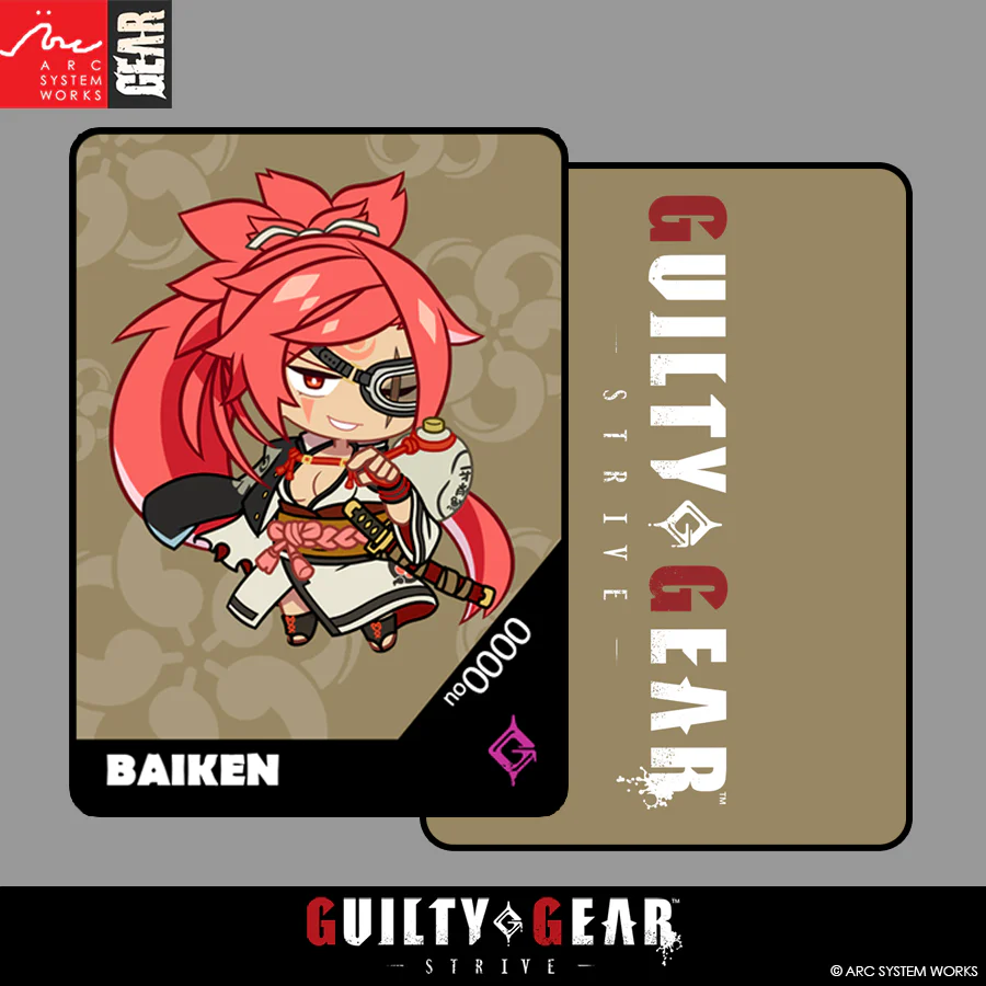 Guilty Gear -Strive- Precious Chibi Card: BAIKEN - Image 2